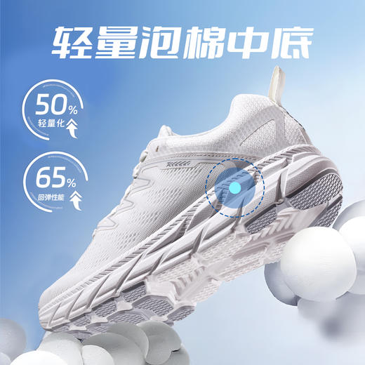 户外特工 R11s回弹减震护膝路跑慢跑鞋 纯净版 商品图1