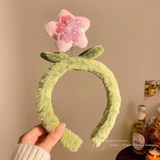 【搞怪扭扭棒发箍】洗脸发箍女扭扭棒大眼仔可爱搞怪头箍毛绒压发高颅顶发箍秋冬发捆。ry 商品图9