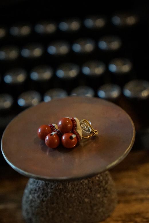 tamas 2色原珠耳钉/耳夹 商品图7