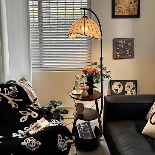 百搭钓鱼灯✨氛围感拉满！护眼灯+置物架一体化，客厅卧室都能用💡360°旋转随心调，潮人都在抢！李佳琦直播间同款落地灯 商品图1