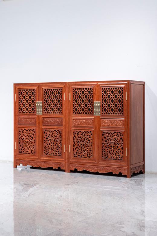 红桥红  家具严选  缅甸花梨（大果紫檀）【106 佳士得清风明韵 方角柜】 商品图1