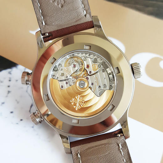 【95新】Patek Philippe 百达翡丽复杂功能时计系列5524G-001自动机械机芯（PP印记）42MM（男款）日期；GMT现售价：207000！080625JJ27 商品图6