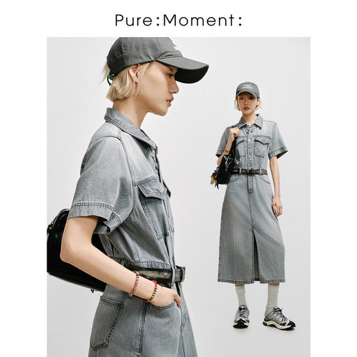 【商场同款】麦檬牛仔连衣裙4G5190211 商品图0