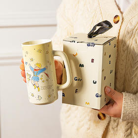 摩登主妇马克杯家用喝水杯陶瓷杯子高颜值办公室咖啡杯可爱早餐杯