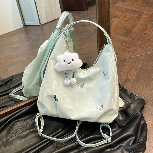 【赠送挂件！斜挎包】大容量包包女新款小众设计通勤多功能双肩单肩斜挎背包，可多种背法。ry 商品图5