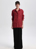 THEHOYAN｜TH2504-R  04 oversized linen shirt BURGUNDY 亚麻衬衫 [ 酒红 ] 商品缩略图11