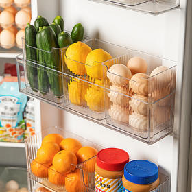 摩登主妇冰箱侧门收纳盒整理盒食品级鸡蛋果蔬饮料内侧分装储物盒