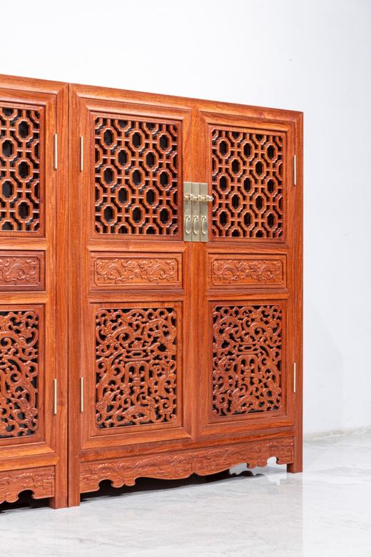 红桥红  家具严选  缅甸花梨（大果紫檀）【106 佳士得清风明韵 方角柜】 商品图3