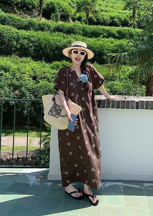 美到词穷❗【AUChris法式重工刺绣连衣裙系列】优雅中带点小俏皮，拍照太出片啦～ ✅精致刺绣绝美！衬气质的效果一流 ✅面料轻薄透气，夏日穿搭也能畅享舒爽 商品图3