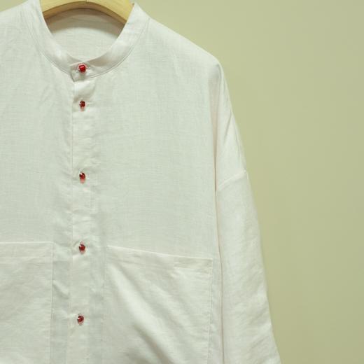 【线上专属】长款衬衫Y（24710535-弗肯红） 商品图1