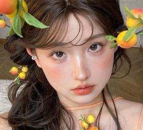 附妆教 | 初夏橘子汽水妆🧸ෆ🍊♡‧₊˚⟡ #珂拉琪橘子水豚系列