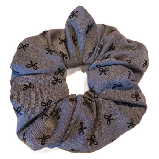 2025新款波点蝴蝶结爱心发绳复古大肠发圈头绳丸子头皮筋气质头花 1个 商品图4