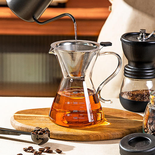 摩登主妇咖啡分享壶手冲咖啡过滤杯聪明杯冲泡器具套装滴漏咖啡壶 商品图0