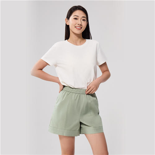 佐丹奴女装25年新款【sorona】宽松版弹力保型T恤衫05325225 商品图8