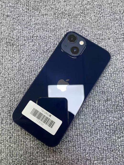 编号713150-苹果iPhone13/128G/黑色，5G手机，9.9新完美成色，原机电池85%，店保1年，特价1999元！ 商品图0