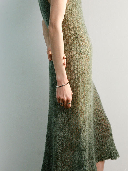 ABOAB｜SLIM 70s Ring aw25 [ 开口戒指  银绿水草玛瑙 / 银灰玛瑙 / 银粉欧泊  ]【PASTORALE】 商品图3