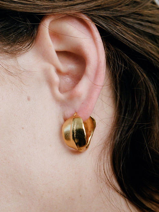 ABOAB｜VEIN Hoops [ 耳环  银 / 金 ]【PASTORALE】 商品图0