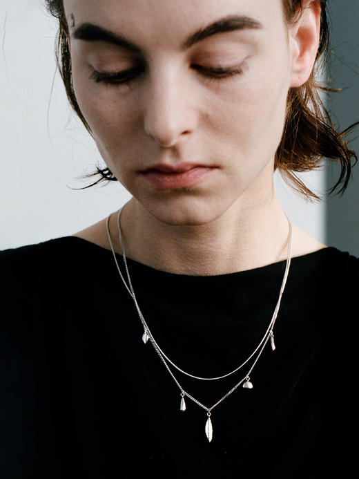 ABOAB｜EARTH ELEMENT Necklace [ 项链  银 / 金 ]【PASTORALE】 商品图1