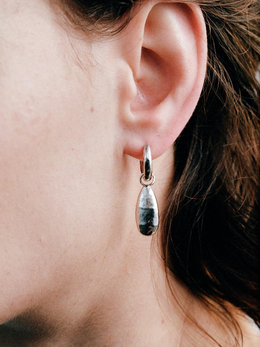 ABOAB｜MELON SEED Hoops [ 耳环  银 / 金 ]【PASTORALE】 商品图0