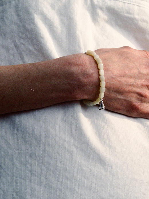 ABOAB｜WATER DROP Bracelet [ 手链  银白欧泊 / 金白欧泊 ]【PASTORALE】 商品图1