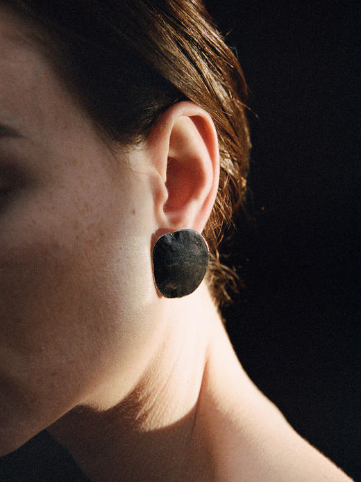 ABOAB｜NUTSHELL Earrings [ 大号耳环  银 / 金 ]【PASTORALE】 商品图4