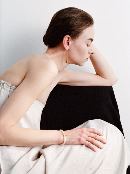 ABOAB｜LONG SHELL Earrings [ 耳环  银 / 金 ]【PASTORALE】 商品图2