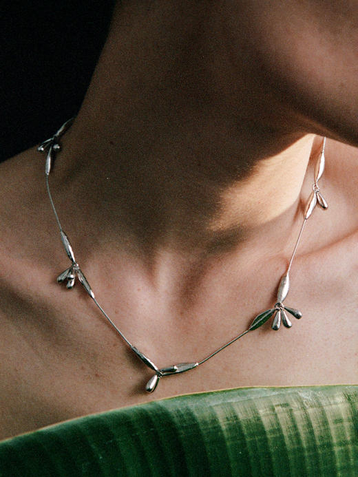 ABOAB｜SPROUT Necklace [ 项链  银 / 金 ]【PASTORALE】 商品图0