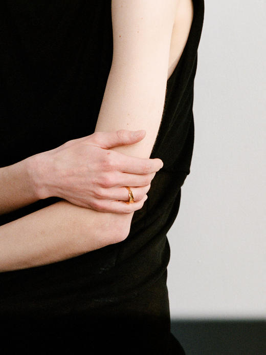 ABOAB｜SLIM NUCHA Ring [ 戒指  银 / 金 ]【PASTORALE】 商品图2