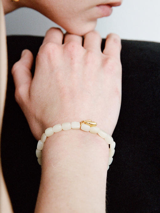 ABOAB｜WATER DROP Bracelet [ 手链  银白欧泊 / 金白欧泊 ]【PASTORALE】 商品图2