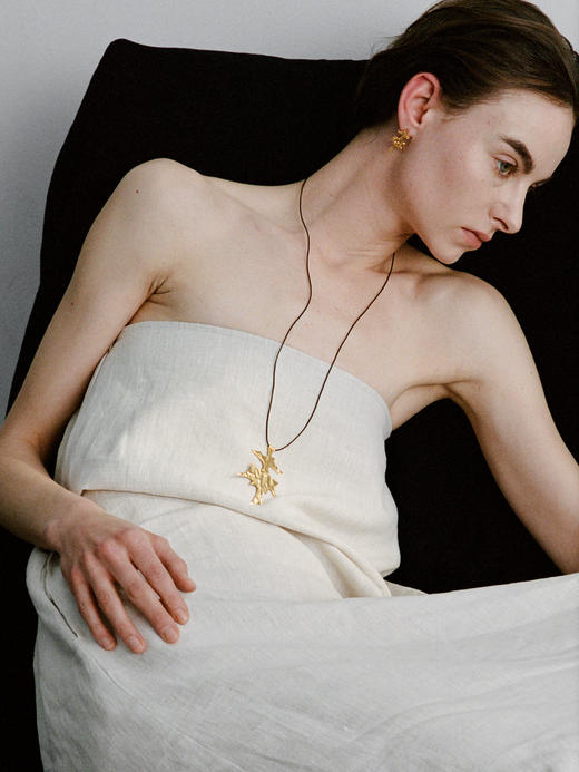 ABOAB｜FOLIAGE Necklace [ 项链  银 / 金 ]【PASTORALE】 商品图0