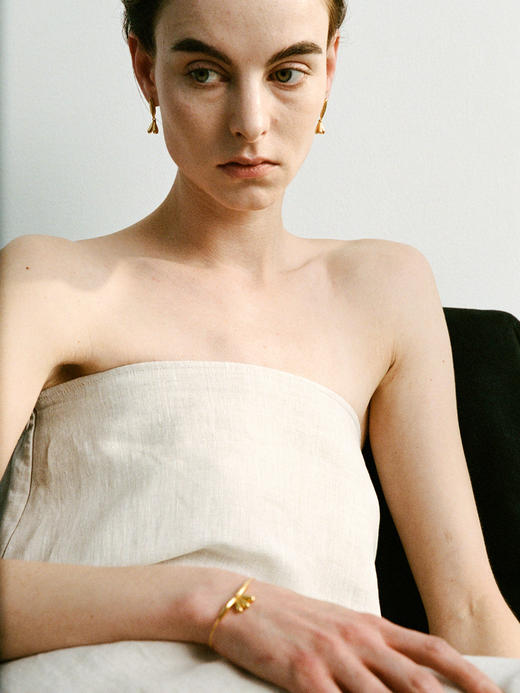 ABOAB｜SPROUT Earrings [ 耳环  银 / 金 ]【PASTORALE】 商品图5