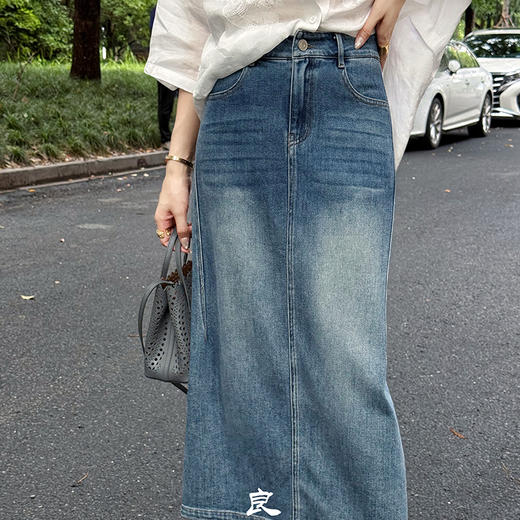 【不换不退】良木礼牛仔半裙（6008） 商品图1