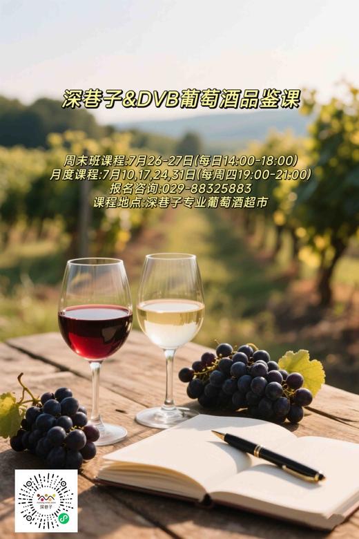 深巷子&DVB葡萄酒暑期品鉴课 商品图0