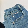 ｛牛仔裤｝这款裤型超好！！Z626可卷边软料牛仔裤-喜出 商品缩略图1