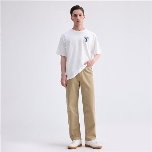 佐丹奴男装25年新款蔚蓝经典系列纯棉T恤衫01095209 商品图9