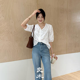 【预售7天】良木礼蕾丝上衣（198）