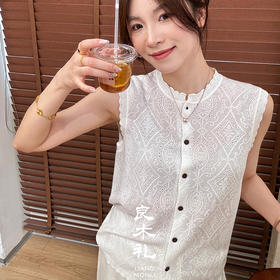 【预售7天】良木礼羊毛无袖开衫（5919）