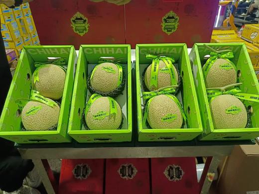 【超甜网纹瓜】团结网纹蜜瓜，冰淇淋蜜瓜，艺术般的网纹，翡翠般的软糯果肉 商品图4