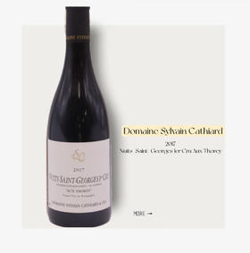 Domaine Sylvain Cathiard Nuits-Saint-Georges 1er Cru "Aux Thorey" 2017 西尔万帕塔耶酒庄夜乔治村斯沃一级园