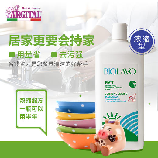 Argital雅琪朵天然绿泥洗碗精1000ml 商品图4