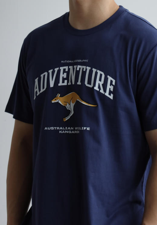 大洋洲袋鼠 N.GEOCRAPH1C 国家D理 圆领T恤 TX555 商品图0