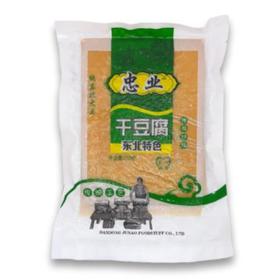 【冷冻】忠业 东北特色 干豆腐 250g/袋