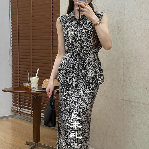 【不退不换】良木礼真丝套装（2E110-2E035） 商品图1