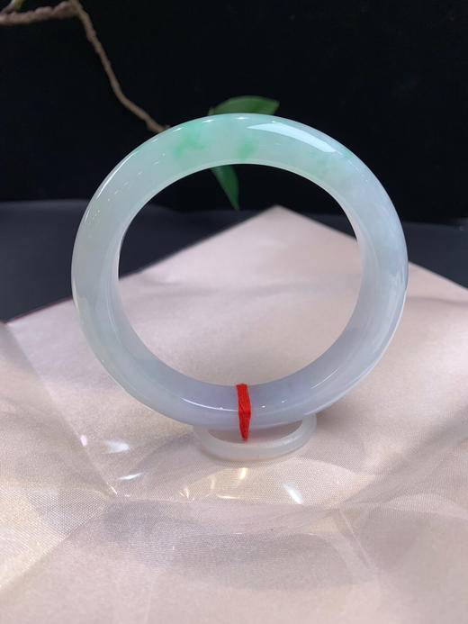 620295，57飘清新绿花手镯，清新甜美，一截清新绿 商品图2