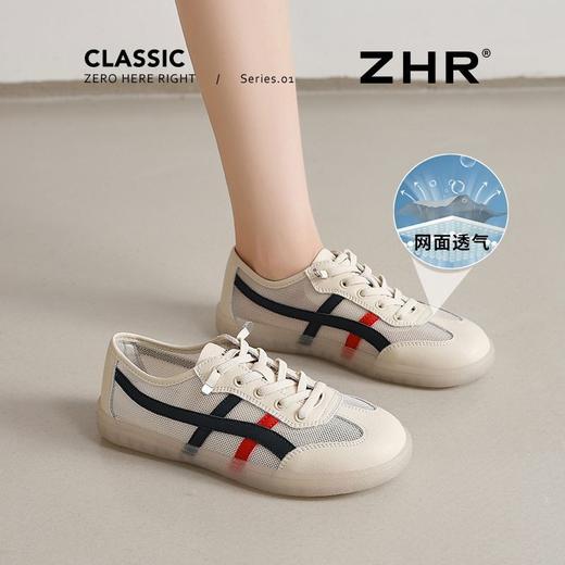 ZHR则则软底德训鞋夏季透气运动休闲鞋百搭网面小白鞋女超软 商品图4