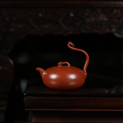 龙德堂陶艺 汤宣武制《顺心如意》220cc 原矿大红袍  库存请咨询客服 商品图0