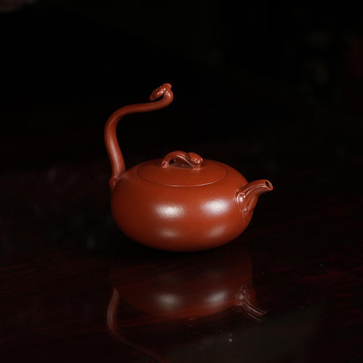 龙德堂陶艺 汤宣武制《顺心如意》220cc 原矿大红袍  库存请咨询客服 商品图3
