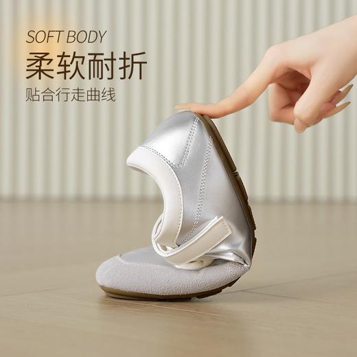 ZHR平底运动玛丽珍鞋女2025新款软底浅口休闲鞋百搭魔术贴德训鞋 商品图4