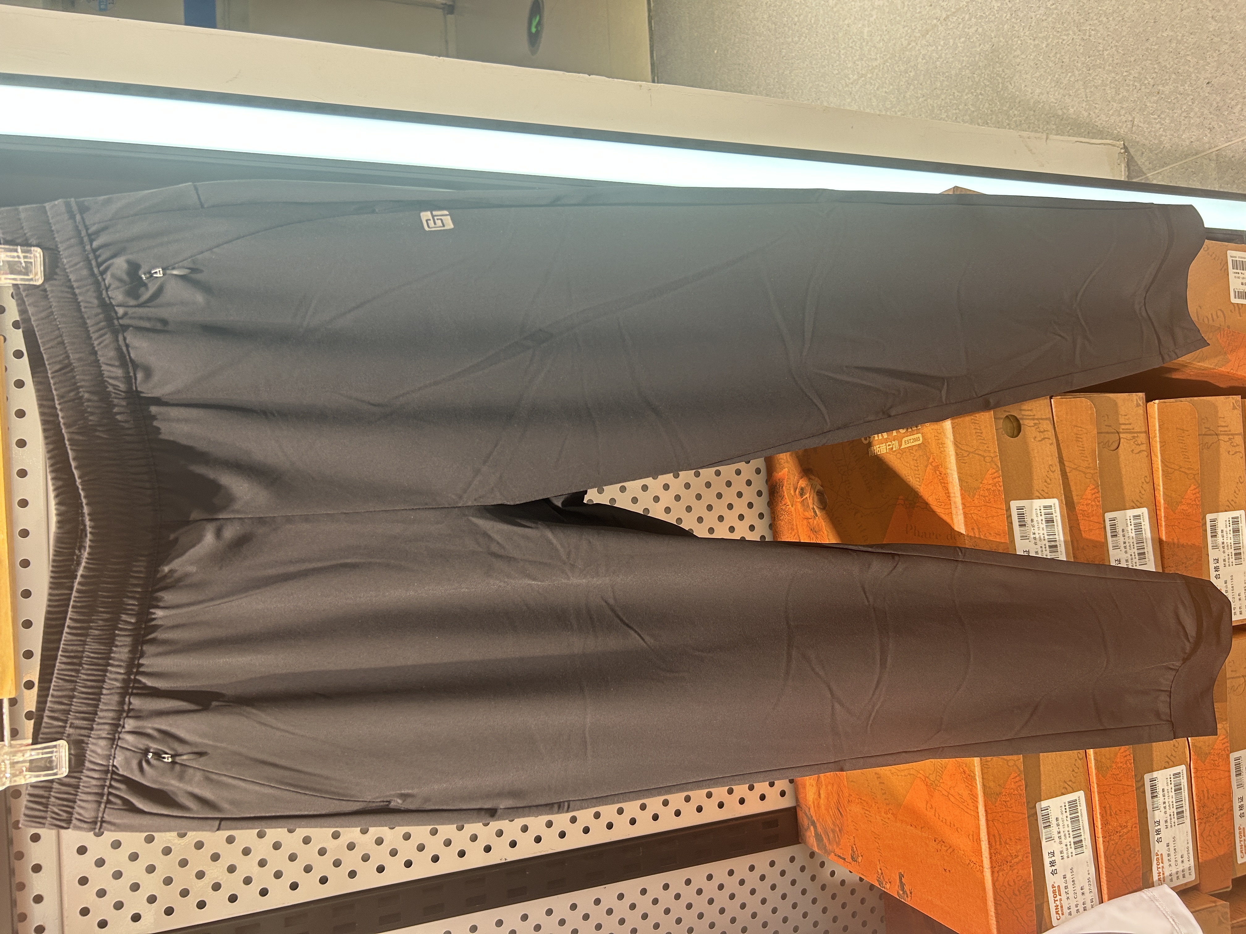 5F 肯拓普骆驼女士弹力八分裤