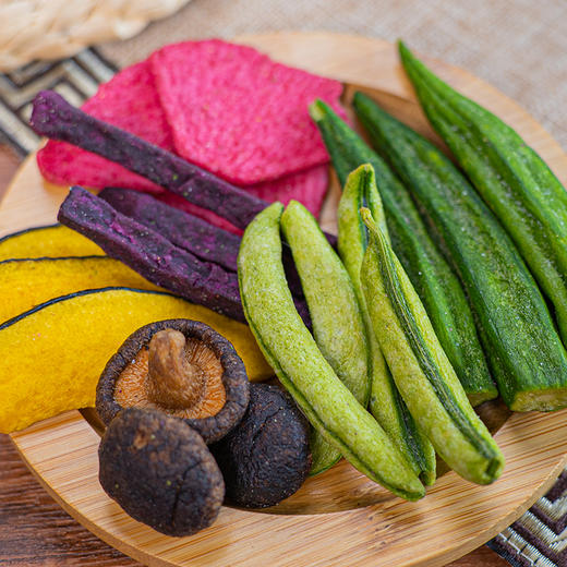 【每日果蔬脆】一次吃6种蔬菜 不含防腐剂 健康零食 营养丰富 孩子爱吃AA 商品图3